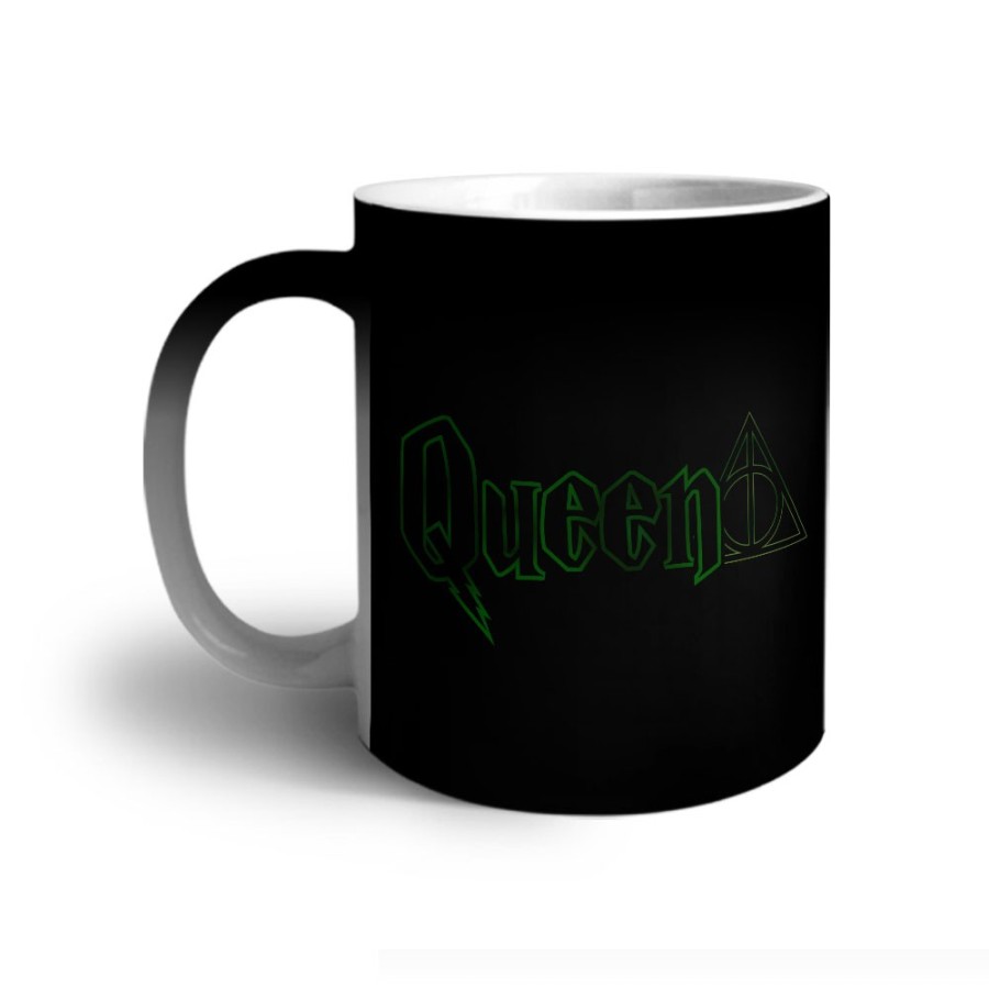 Tazza personalizzabile con nome queen doni della morte Love