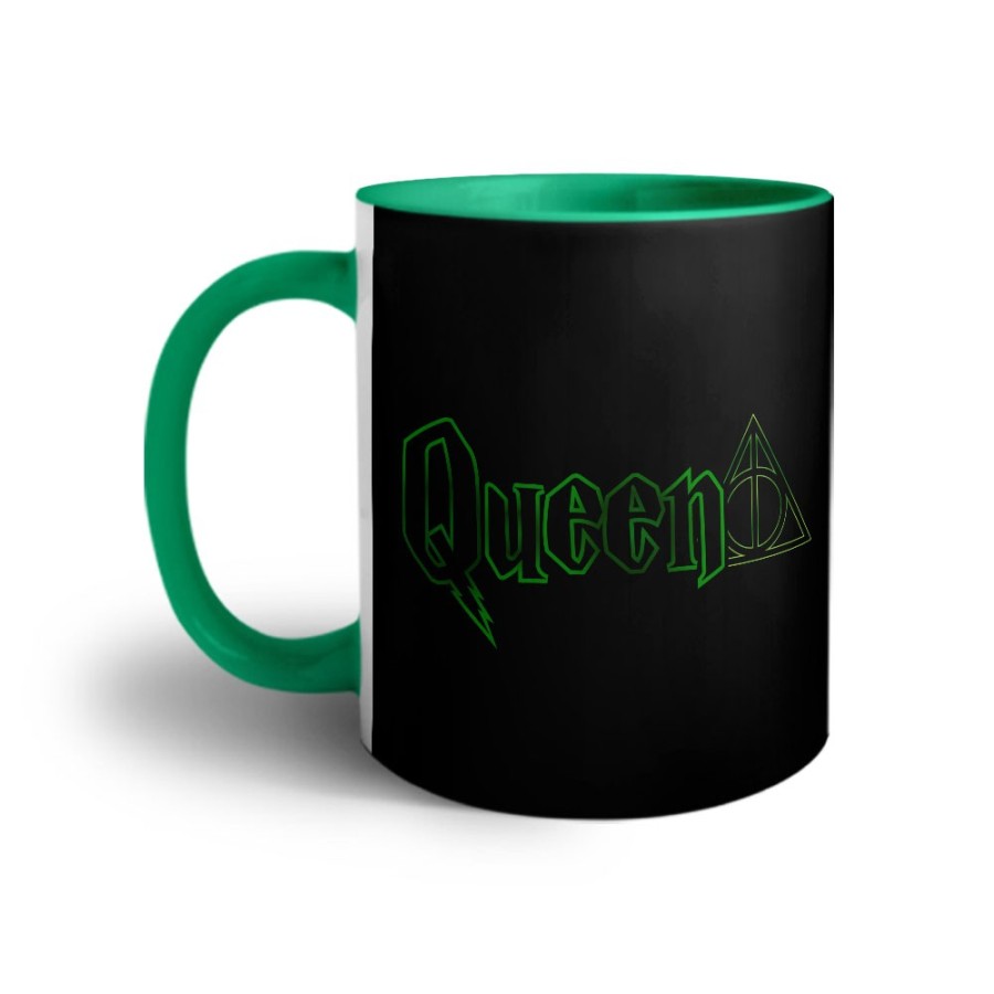 Tazza personalizzabile con nome queen doni della morte Love