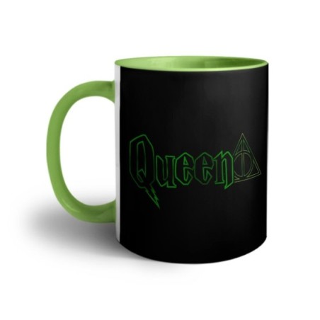 Tazza personalizzabile con nome queen doni della morte Love