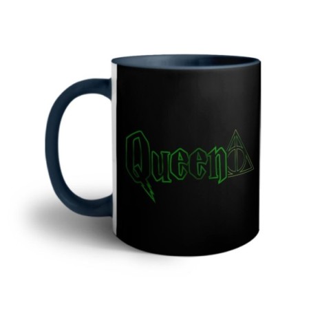 Tazza personalizzabile con nome queen doni della morte Love