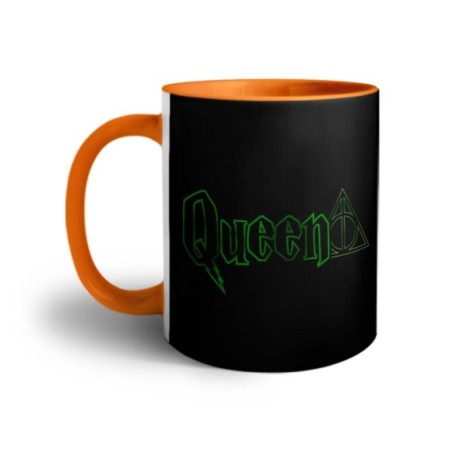 Tazza personalizzabile con nome queen doni della morte Love
