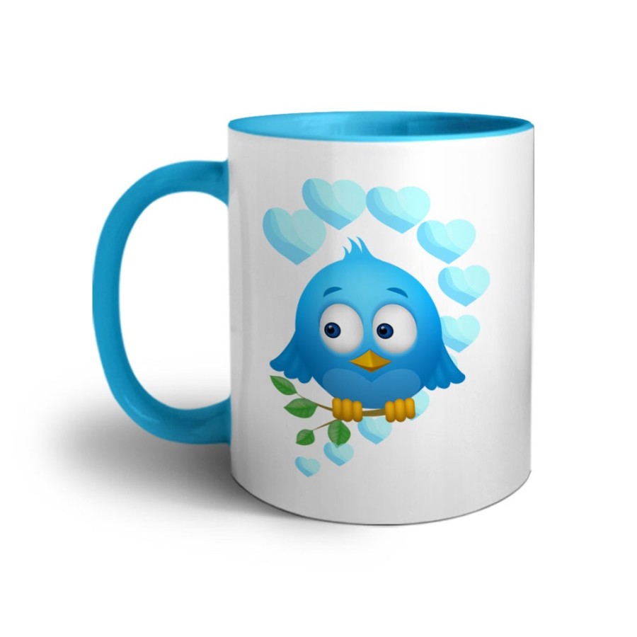 Tazza personalizzabile con nome gufetto innamorato Love