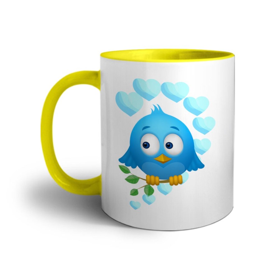 Tazza personalizzabile con nome gufetto innamorato Love