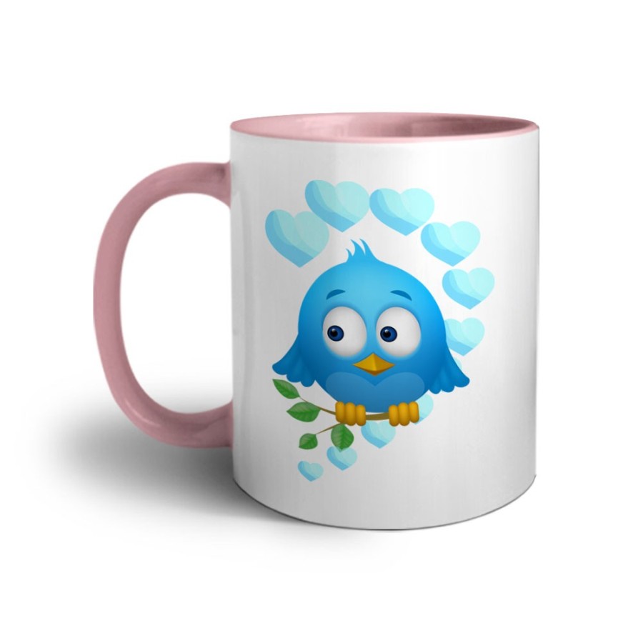 Tazza personalizzabile con nome gufetto innamorato Love