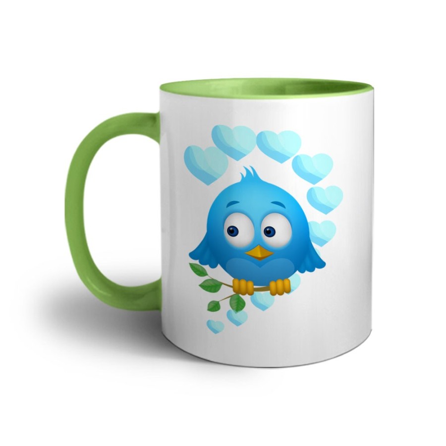 Tazza personalizzabile con nome gufetto innamorato Love
