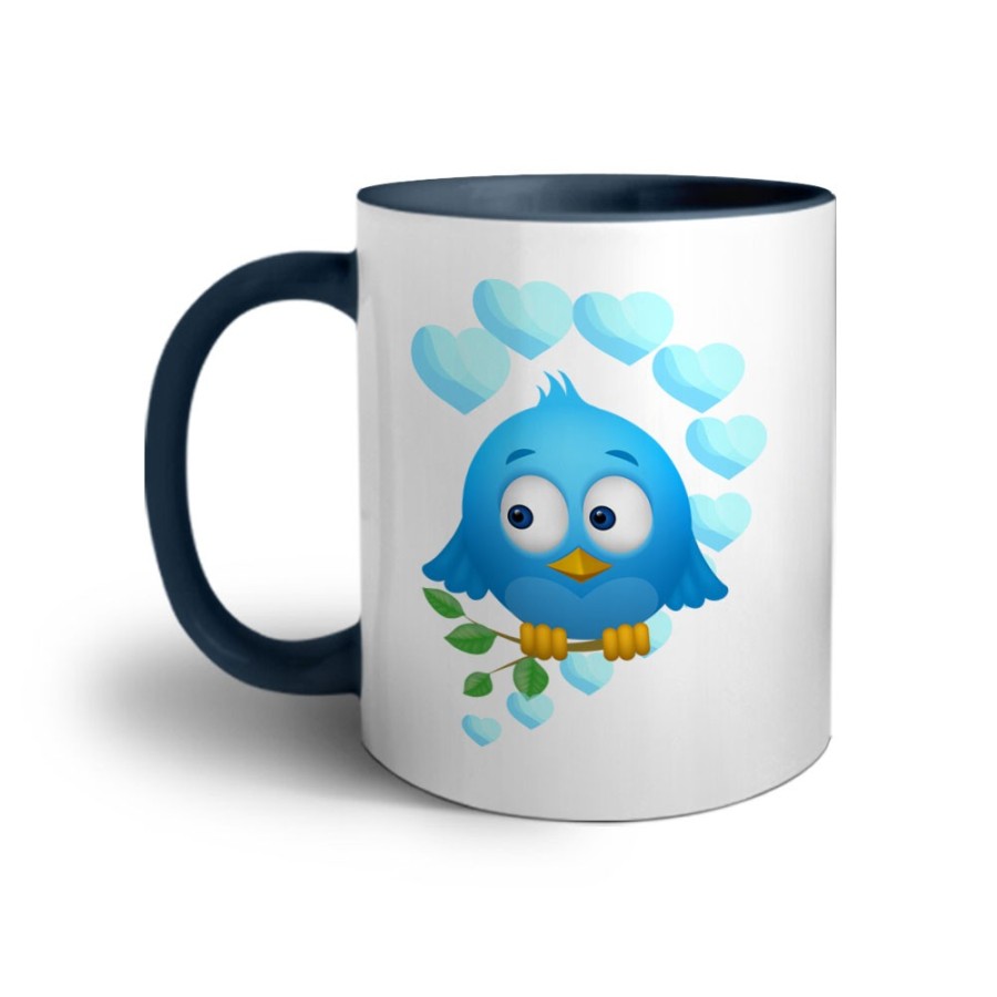 Tazza personalizzabile con nome gufetto innamorato Love