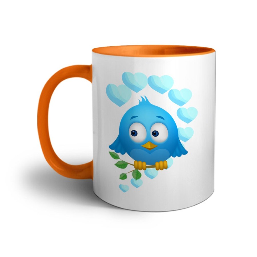 Tazza personalizzabile con nome gufetto innamorato Love