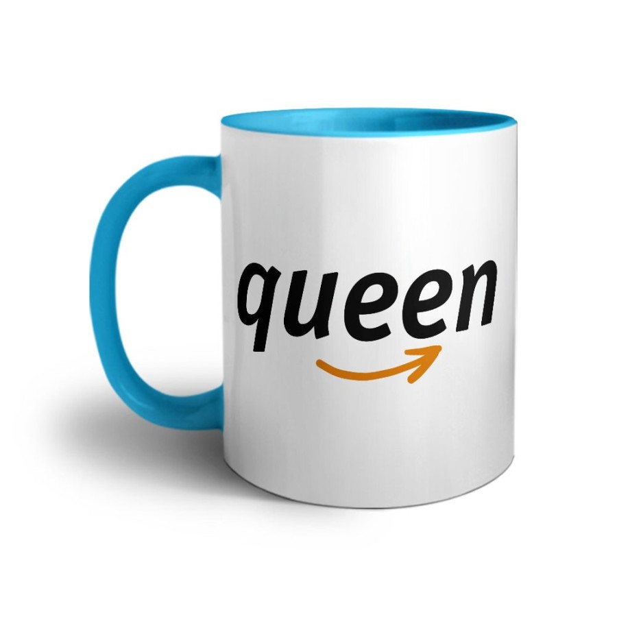 Tazza personalizzabile con nome queen delivery Love