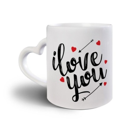Tazza personalizzabile con nome i love you Love