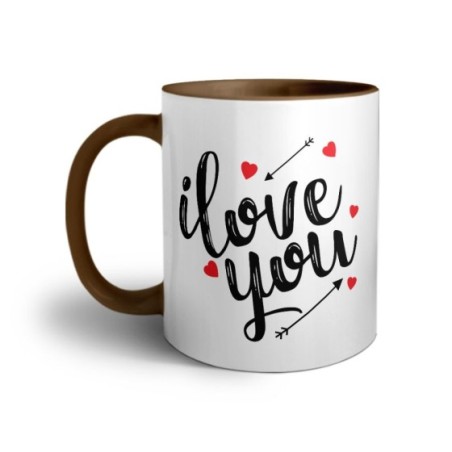 Tazza personalizzabile con nome i love you Love