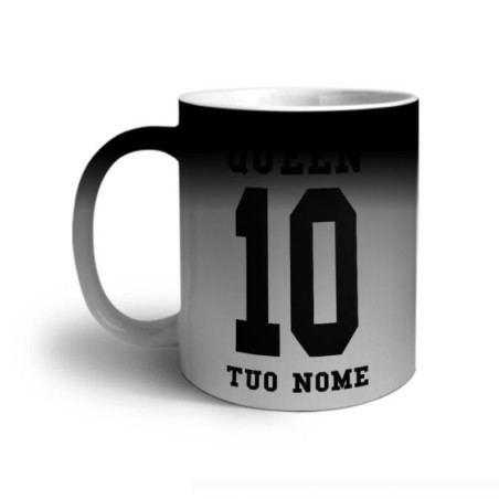 Tazza personalizzata con nome e numero queen Love
