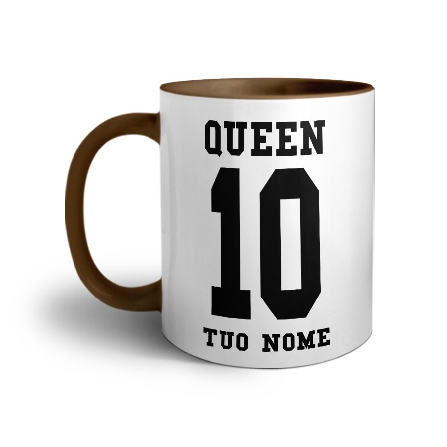 Tazza personalizzata con nome e numero queen Love