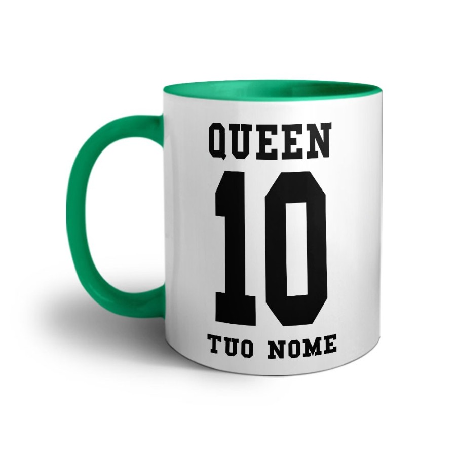 Tazza personalizzata con nome e numero queen Love
