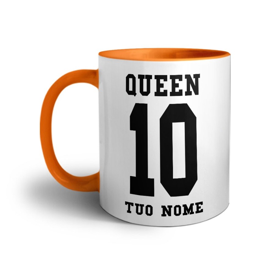 Tazza personalizzata con nome e numero queen Love