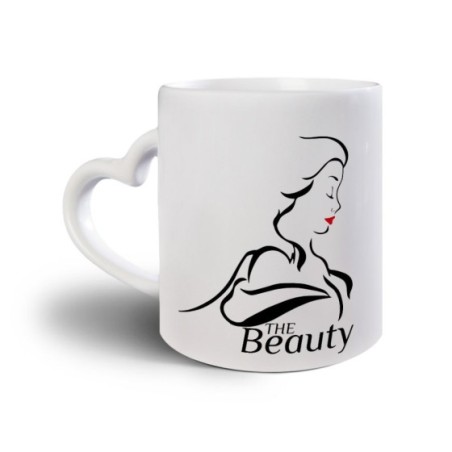Tazza personalizzabile con nome the beauty Love
