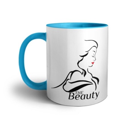 Tazza personalizzabile con nome the beauty Love