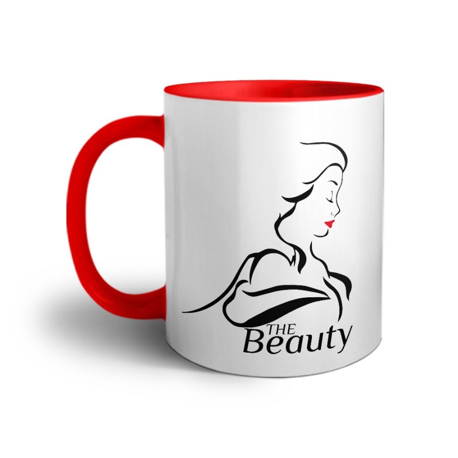 Tazza personalizzabile con nome the beauty Love