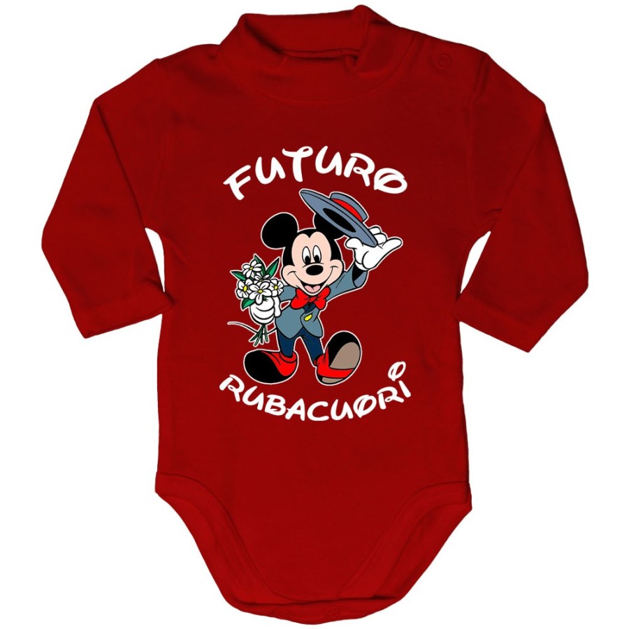 Body lupetto neonato futuro rubacuori con topolino Cartoon