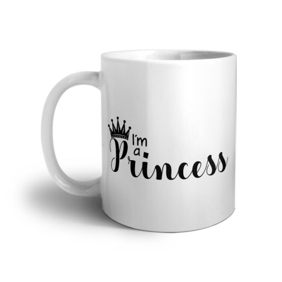 Tazza personalizzabile con nome i'm a princess Love