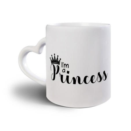 Tazza personalizzabile con nome i'm a princess Love