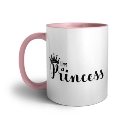 Tazza personalizzabile con nome i'm a princess Love