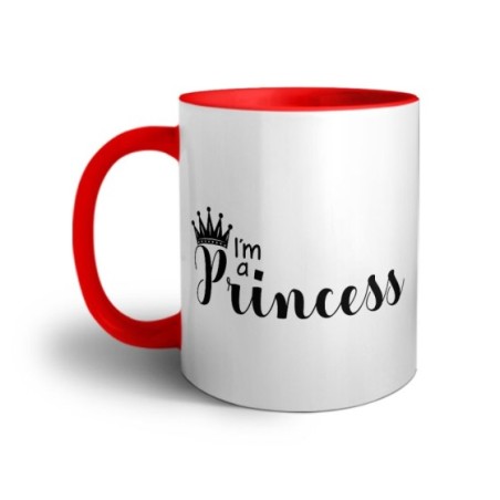 Tazza personalizzabile con nome i'm a princess Love