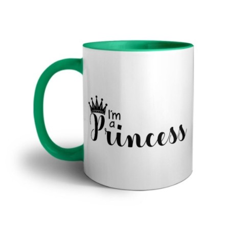 Tazza personalizzabile con nome i'm a princess Love