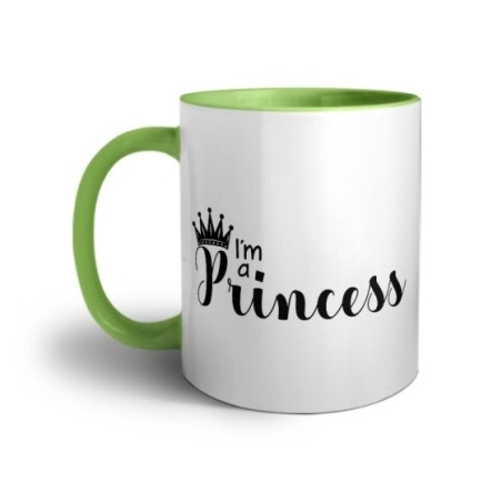 Tazza personalizzabile con nome i'm a princess Love