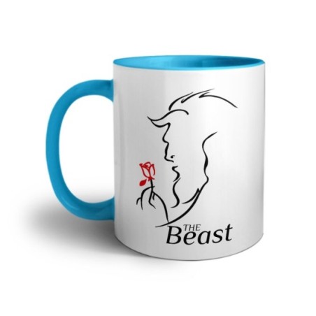 Tazza personalizzabile con nome the beast Love