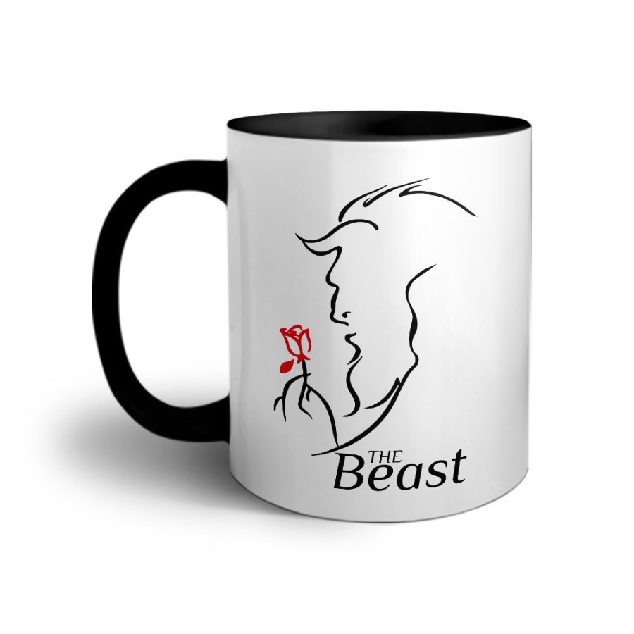Tazza personalizzabile con nome the beast Love