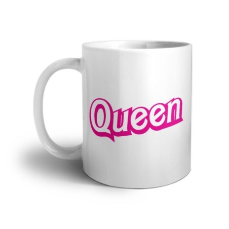 Tazza personalizzabile con nome barbie queen