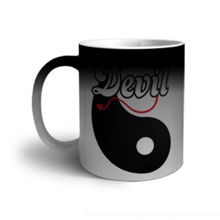 Tazza personalizzabile con nome yin devil Love