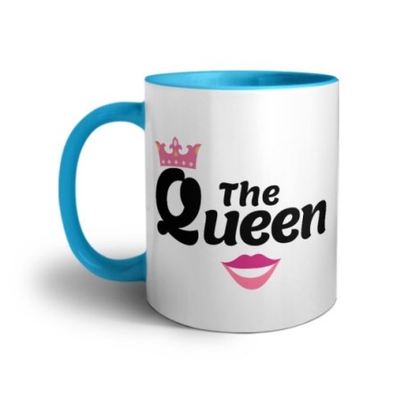 Tazza personalizzabile con nome the queen smile Love