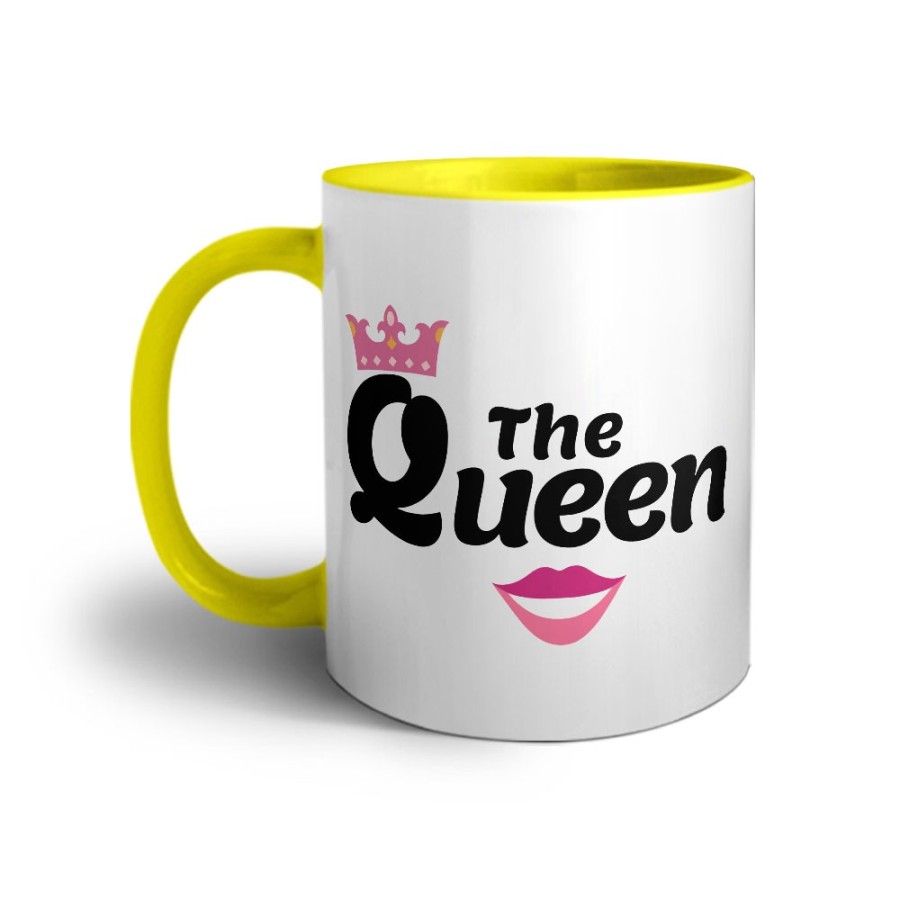 Tazza personalizzabile con nome the queen smile Love