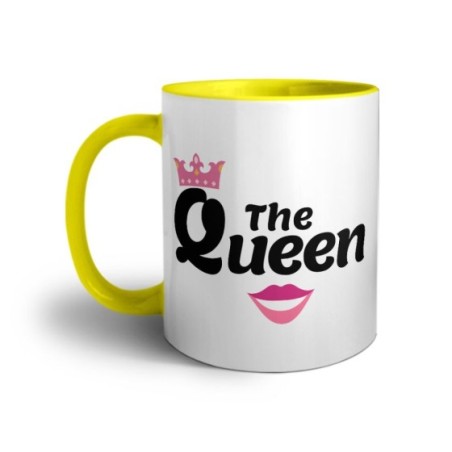 Tazza personalizzabile con nome the queen smile Love