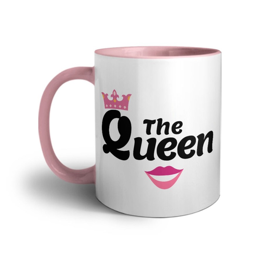 Tazza personalizzabile con nome the queen smile Love