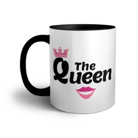 Tazza personalizzabile con nome the queen smile Love
