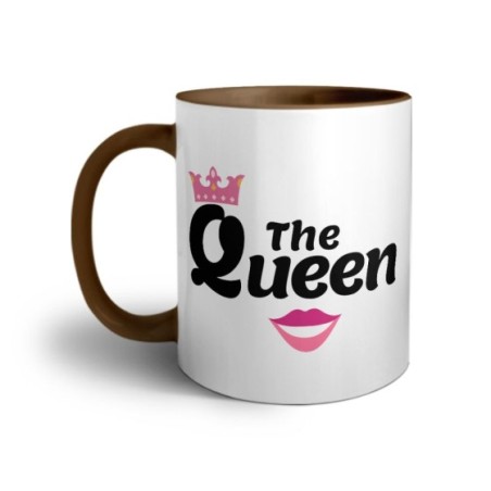 Tazza personalizzabile con nome the queen smile Love