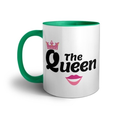 Tazza personalizzabile con nome the queen smile Love