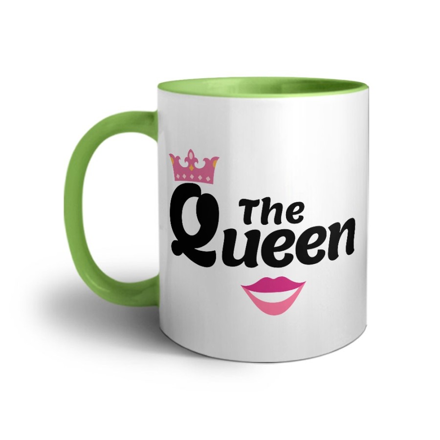 Tazza personalizzabile con nome the queen smile Love