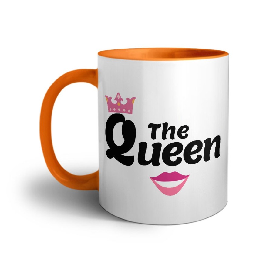 Tazza personalizzabile con nome the queen smile Love