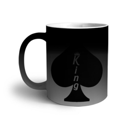 Tazza personalizzabile con nome king verticale Love