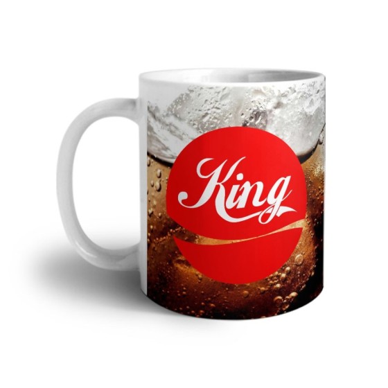 Tazza personalizzabile con nome king cola Love