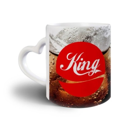 Tazza personalizzabile con nome king cola Love