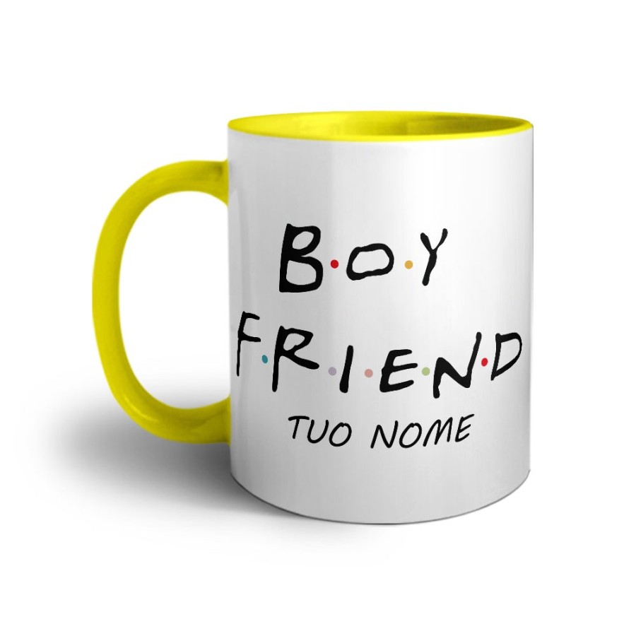 Tazza personalizzabile con nome boy friend friends Love