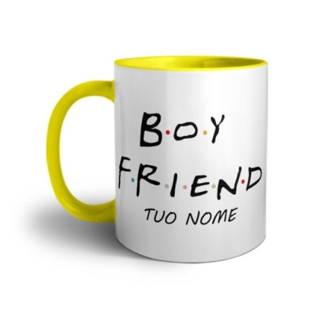 Tazza personalizzabile con nome boy friend friends Love