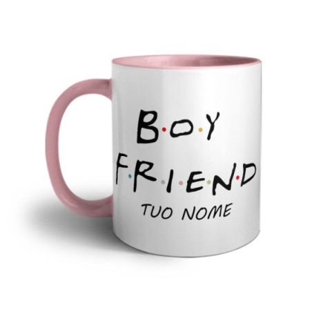 Tazza personalizzabile con nome boy friend friends Love