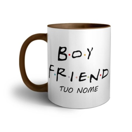 Tazza personalizzabile con nome boy friend friends Love