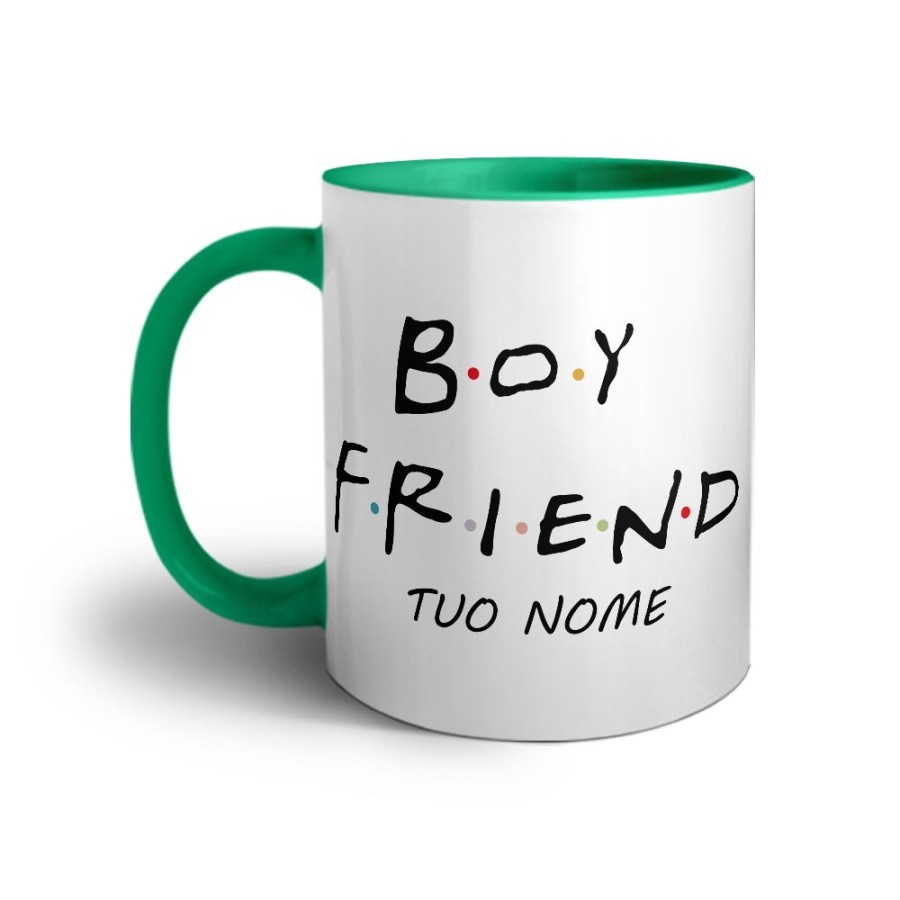 Tazza personalizzabile con nome boy friend friends Love