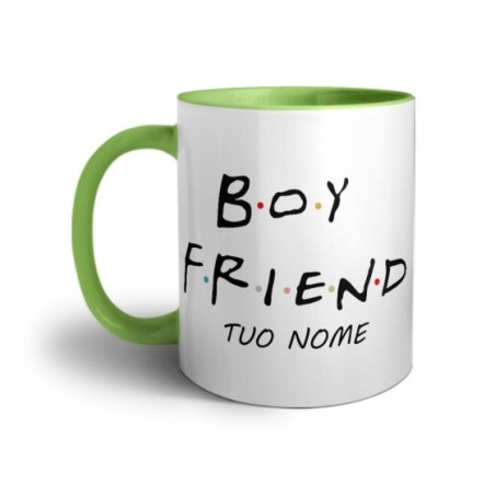 Tazza personalizzabile con nome boy friend friends Love